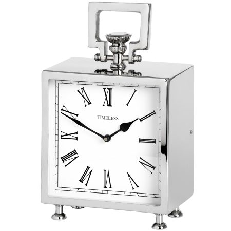 square-nickel-table-clock