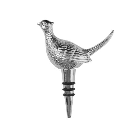 nickel-pheasant-bottle-stopper