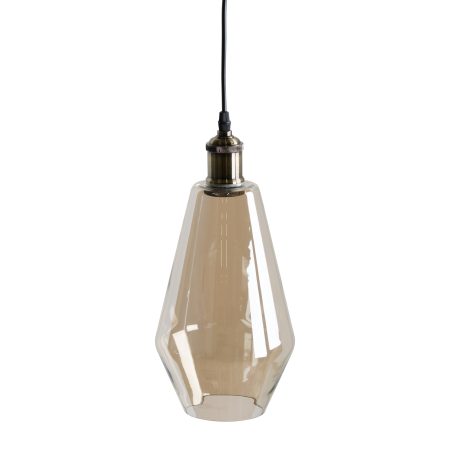 smoked-glass-teardrop-pendant-light