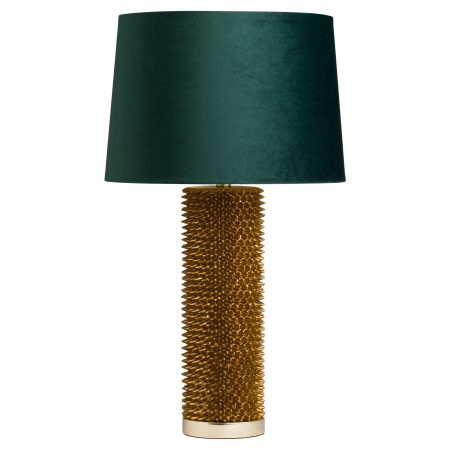 antique-gold-acantho-table-lamp-with-emerald-velvet-shade