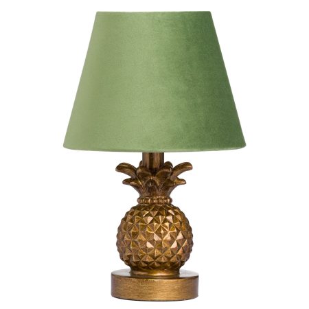 antique-gold-pineapple-lamp-with-artichoke-green-velvetshade