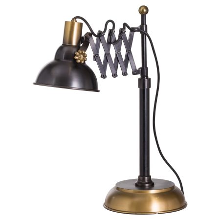 black-and-brass-adjustable-scissor-lamp