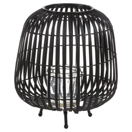 large-black-rattan-bulbous-lantern