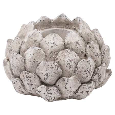 stone-effect-acorn-tea-light-holder