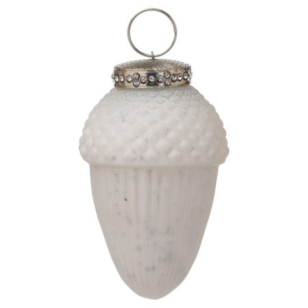 the-noel-collection-white-hanging-acorn-decoration