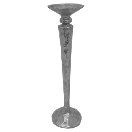 silver-hammered-effect-large-candle-holder