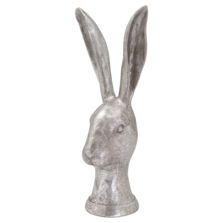 decorative-silver-hare-head