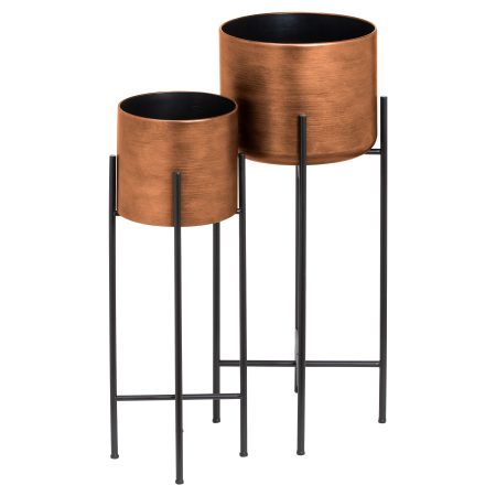 set-of-two-copper-planters-on-stand