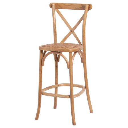 light-oak-cross-back-bar-stool