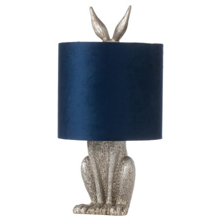 silver-hare-table-lamp-with-navy-shade