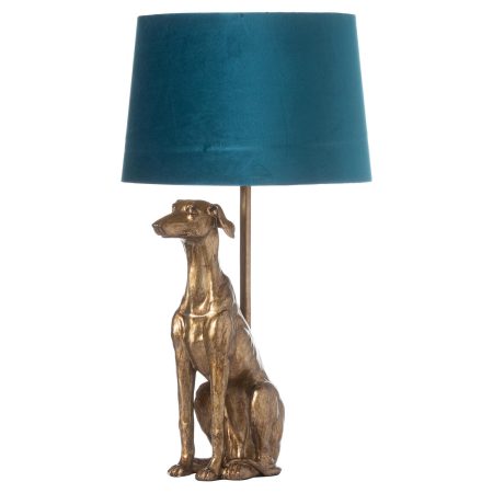 william-the-whippet-table-lamp-with-teal-velvet-shade