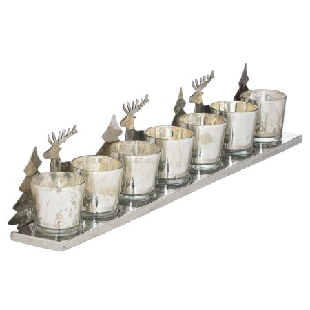 noel-silver-seven-tealight-holder