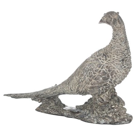 antique-silver-cock-pheasant-ornament