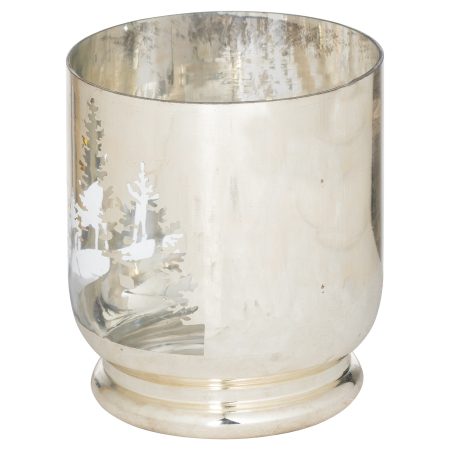 the-noel-collection-silver-forest-medium-candle-holder