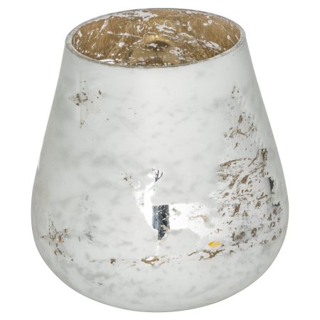 the-noel-collection-white-forest-scene-medium-candle-holder