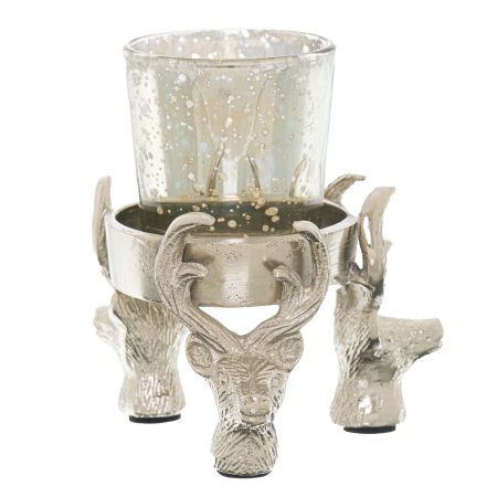 silver-stag-tealight-holder