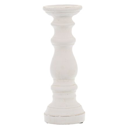 matt-white-small-ceramic-column-candle-holder