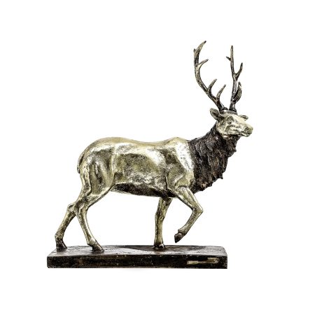 large-gold-stag-ornament