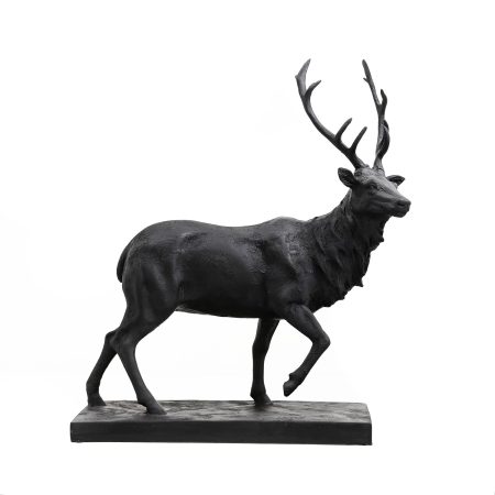 large-black-stag-ornament