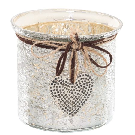 mercury-hammered-heart-small-candle-holder