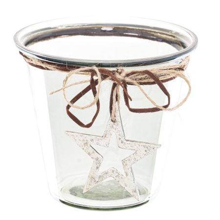 smoked-midnight-hammered-star-medium-candle-holder